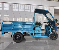 Triciclo Eléctrico de Carga para Adultos, Semi-cerrado, de 1000W y 48V, para Uso Urbano