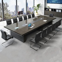 Fournisseur chinois de tables et chaises de conférence en bois de haute qualité, table de conférence 10 places, mesa de reunio