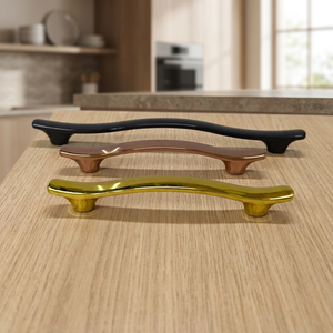 Modern Zinc Alloy <b>Cabinet</b> Handles Bar Shape <b>Gold</b> Black Antique Bronze Contemporary Kitchen Drawer Exterior Outdoor Living Room - Product Image 1