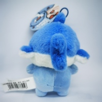 Vente en gros de porte-clés en peluche FatShark de 12 cm, mignons, de haute qualité, style manga japonais, breloques pour sacs d'école, animaux en peluche personnalisés