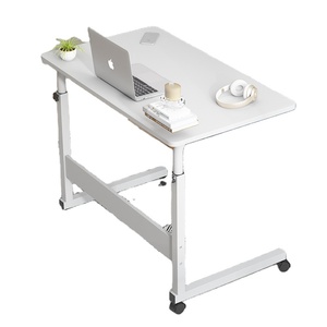 Équipé de roulettes <span class=keywords><strong>pour</strong></span> une hauteur réglable, table pliante <span class=keywords><strong>pour</strong></span> ordinateur portable, table d'appoint <span class=keywords><strong>pour</strong></span> canapé - Product Image 4