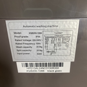 Tốt nhất muốn <span class=keywords><strong>Top</strong></span> tải đầy đủ tự động máy giặt 20kgs công suất lớn vải máy giặt A +++ tiết kiệm năng lượng loại 220V 50Hz - Product Image 4