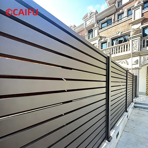 Fabricant d'usine, vente en gros de clôtures horizontales en alliage d'aluminium pour l'extérieur, garde-corps en aluminium artistique, garde-corps de cour pour villa et jardin - Product Image 1