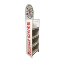 Présentoir de comptoir en carton ondulé personnalisé pour snacks, aliments, bières et boissons – Présentoir de sol pour merchandising en magasin