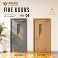Porte en bois ignifugée certifiée CE pour hôtel, appartement, chambre d'hôtes, protection 60, 90, 120 minutes
