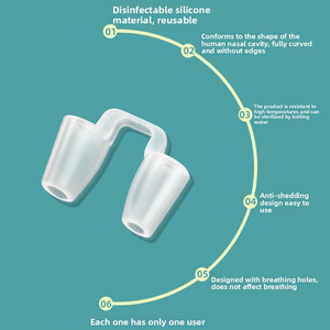 Attelle nasale en silicone pour <span class=keywords><strong>la</strong></span> récupération post-rhino-plastie, dispositif de soutien, modèle [modèle du dispositif], durée de conservation 1 an - Product Image 4
