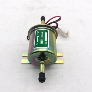 משאבת דלק בקו 12v 24v משאבת העברה חשמלית אוניברסלית בלחץ נמוך משאבת דלק דיזל HEP-02A בחומר נחושת מלא - Product Image 2