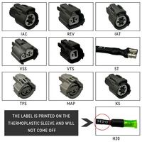 ECH004-HC FIC30 harnes kabel mesin untuk Integra Civic B16 B18 D16 OBD1 1992-1995 B/D Series irit bawaan CNCH-OBD1-1