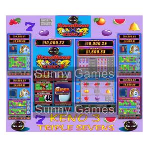 Bomb Bomb Keno 3 Vertical Multi 5 en 1 Jeu Taiwan Arc One Red Game Board PCB (MOQ 1 Pcs) Prix d'usine pour machine de divertissement - Product Image 3