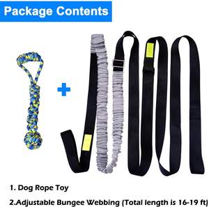 Juguete Colgante Elástico para Perros, Juguete Interactivo de Tirar para <span class=keywords><strong>Pitbull</strong></span> y Perros Pequeños a Grandes para Ejercicio y Juego Individual - Product Image 2