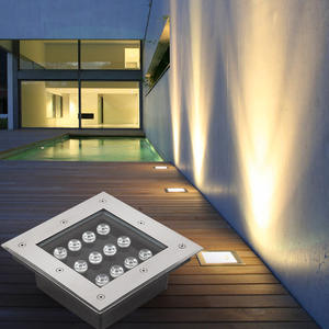 Lumière <span class=keywords><strong>LED</strong></span> encastrée carrée en aluminium IP65 pour extérieur, idéale pour les marches, les pelouses, les coins, les carreaux, les jardins, les patios, les allées, la décoration paysagère - Product Image 3