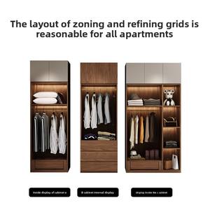 Armoire autoportante économique et moderne <span class=keywords><strong>Porte</strong></span> en MDF Design simple Vestiaire de couleur assortie pour petit atelier Armoire <span class=keywords><strong>pliante</strong></span> - Product Image 4