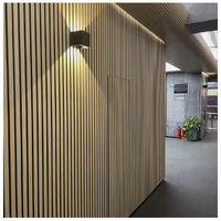 Matériau d'intérieur moderne Décoration murale Panneau acoustique en MDF Panneau mural acoustique en bois pour animaux de compagnie