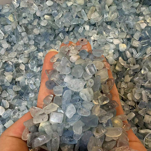 Cristales naturales de alta calidad, gravas, venta al por mayor, chips de <span class=keywords><strong>cristal</strong></span> de <span class=keywords><strong>Aguamarina</strong></span> azul cielo para regalo - Product Image 6