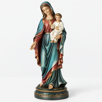 Modèle d'art Ornements Cadeau souvenir Sculpture en résine Figurine religieuse Vierge Marie Statues de Jésus catholique personnalisées