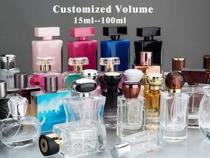 Sang Trọng Cổ Điển Nặng Cơ Sở 30Ml 50 Ml 100Ml Chai Nước Hoa Thủy Tinh Màu Sắc Tùy Chỉnh Xi Lanh Vuông Rỗng 50 Ml Nước Hoa Chai Thủy Tinh - Product Image 6