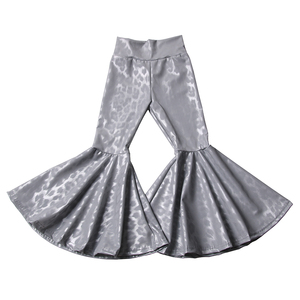 Nuovi <span class=keywords><strong>Pantaloni</strong></span> a Zampa d'Elefante <span class=keywords><strong>in</strong></span> <span class=keywords><strong>Pelle</strong></span> PU per Bambine, Abbigliamento alla Moda per Neonati, <span class=keywords><strong>Pantaloni</strong></span> Elasticizzati per Bambini - Product Image 4