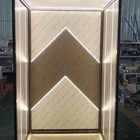 Panneau de fond lumineux LED pour cabine d'ascenseur de villa