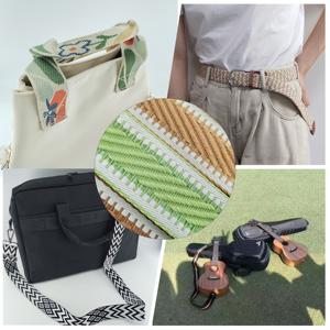 Cinturino 100% in poliestere 38mm Jacquard cinghia di trasporto multicolore cinturino per animali domestici cintura per fotocamera - Product Image 2