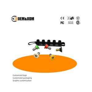 1/4 "Snelkoppeling 5-kleurig Mondstuk PZ-5C-01 Hogedrukreiniger Met Basismateriaal Van Roestvrij Staal - Product Image 1