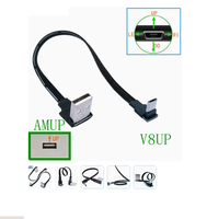 Câble USB mâle vers micro USB personnalisé, échantillon gratuit, super plat, flexible, inclinable vers le haut, vers le bas, vers la gauche et vers la droite, à 90 degrés