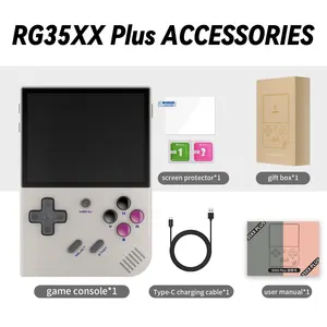 ANBERNIC RG35XX Plus Consola de jogos portátil, com suporte para conexão WIFI e Bluetooth RG35XXPlus