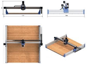 Nueva Fresadora CNC para Madera, Área de Trabajo 80*80cm, 710w, para Aluminio y Cobre - Product Image 5
