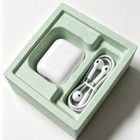 Plateau d'emballage écologique pour téléphone avec emplacements pour câble, chargeur et carte SIM, insert en pâte moulée multi-usage, nouvelle boîte de vente au détail pour téléphone