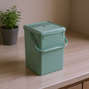 Poubelle à compost avec charbon actif 10L, bac à déchets de cuisine intérieur - Product Image 3