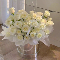 Vente en gros de bouquets de fleurs éternelles en savon pour la Saint-Valentin 2027, bouquet de roses