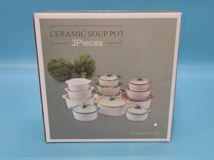 Offre Spéciale Faitout <span class=keywords><strong>en</strong></span> Céramique avec Couvercle Design Moderne Stock Direct Usine & <span class=keywords><strong>Soupière</strong></span> <span class=keywords><strong>en</strong></span> Porcelaine pour la Cuisine Offre Spéciale - Product Image 6