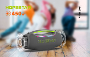 ลำโพงไร้สาย HOPESTAR A60ultra กำลังขับ 450W พกพาสะดวก พร้อมซับวูฟเฟอร์ ไฟ RGB LED กันน้ำ แบตเตอรี่ 10000mAh ไมโครโฟนในตัว - Product Image 3