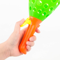 Jeu de sport d'intérieur amusant : attrapez la balle rebondissante en TPR, jouet souple promotionnel, jeu double pour enfants