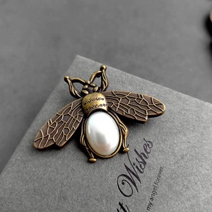 เข็มกลัดตกแต่งแบบวินเทจแฟชั่นสำหรับชุดปาร์ตี้เครื่องประดับโลหะพิมพ์โลโก้สำหรับเสื้อผ้าและรองเท้า - Product Image 6