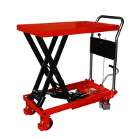 Table élévatrice manuelle hydraulique portable de haute qualité 1000 kg, mini élévateur mobile réglable pour le travail du bois