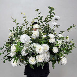 Ramo de Flores Artificiales de Seda Realistas para Decoración de Pasillos y Entradas de Boda, Día de la Madre y Otras Ocasiones - Product Image 3