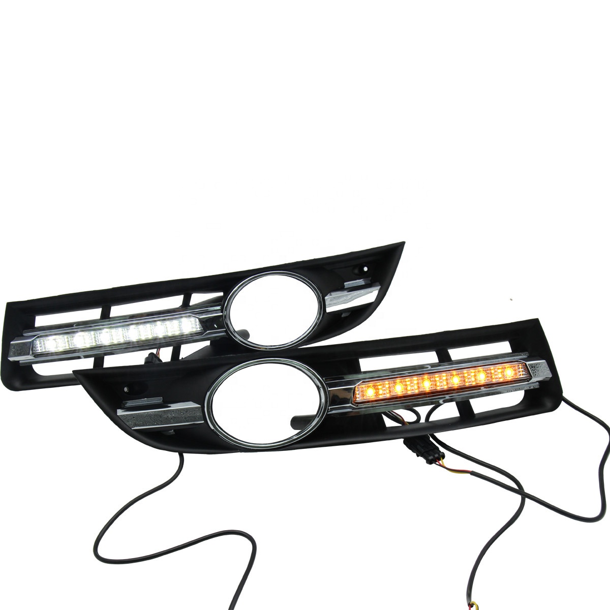 lumière blanche + jaune