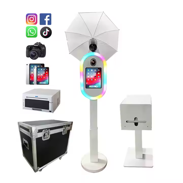 Portable Metal Selfie Camera Photo Booth Machine for Parties and Events Similar to an iPad Photo Booth