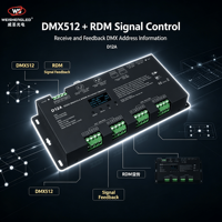 Décodeur DMX OLED 12CH*5A 12-24VDC CV D12A