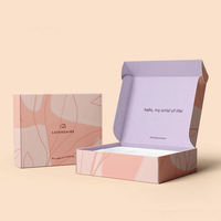 Boîte d'expédition colorée Recyclable pour cosmétiques, impression couleur, Carton d'emballage dégradable pour avion