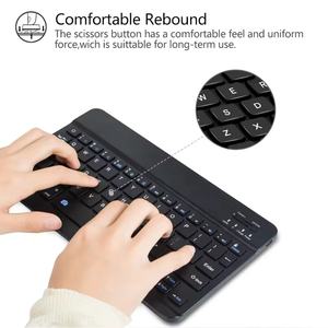 Teclado Inalámbrico para iPad, para Samsung, Lenovo Tab, Huawei, Xiaomi, Mini Teclado Magnético con Diseño de Idioma Personalizado - Product Image 6