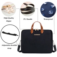 Sacoche étanche pour ordinateur portable 13/14/15.6 pouces, sac à bandoulière avec bandoulière pour Macbook Air, ASUS, Dell, Huawei, nouvelle collection