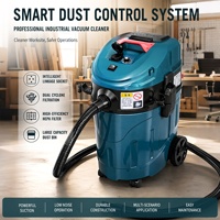Extracteur de poussière industriel sans sac 1400W, double cyclone, filtre HEPA, 9 gallons, pour chantier, vente en gros usine