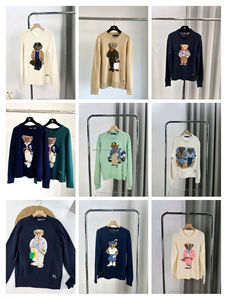 Nouvelle collection automne/hiver : Vêtements pour femmes, mignons et exquis, motif ours de dessin animé, jeunesse et simplicité, polyvalents, en tricot de coton épais - Product Image 6