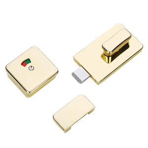 Cerradura de Seguridad Dorada para Puertas de Baño Públicas con Indicador de Estado - Product Image 5