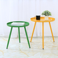Table basse nordique en fer, petite, moderne, simple et luxueuse, pour salon et balcon, démontable