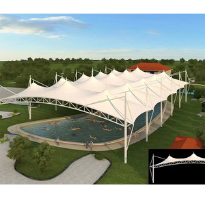 Carpa de Techo para Deportes al Aire Libre, Estructura de Membrana de PVDF PTFE Personalizada, Canchas de Baloncesto y Bádminton, Techo Térmico, Material de Tela para Techos de Edificios - Product Image 2