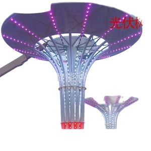 Lampe solaire de jardin en forme d'arbre avec éclairage LED, cellule solaire mono Si, autoportante, résistante à l'eau, garantie 5 ans - Product Image 1