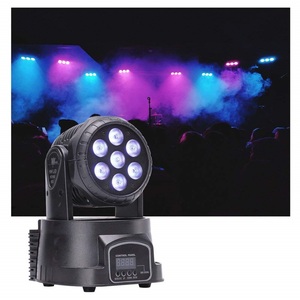 U'king 7x10w RGBW DJ Disco hiệu ứng ánh sáng 9/14 ch với điều khiển từ xa LED di chuyển đầu ánh sáng sân khấu - Product Image 3