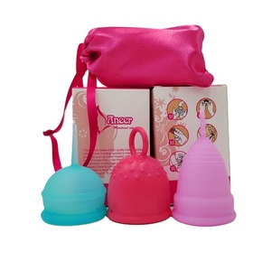 Gobelet menstruel, tasse en silicone pour produits d'hygiène <span class=keywords><strong>menstruelle</strong></span>, modèle 100% - Product Image 3